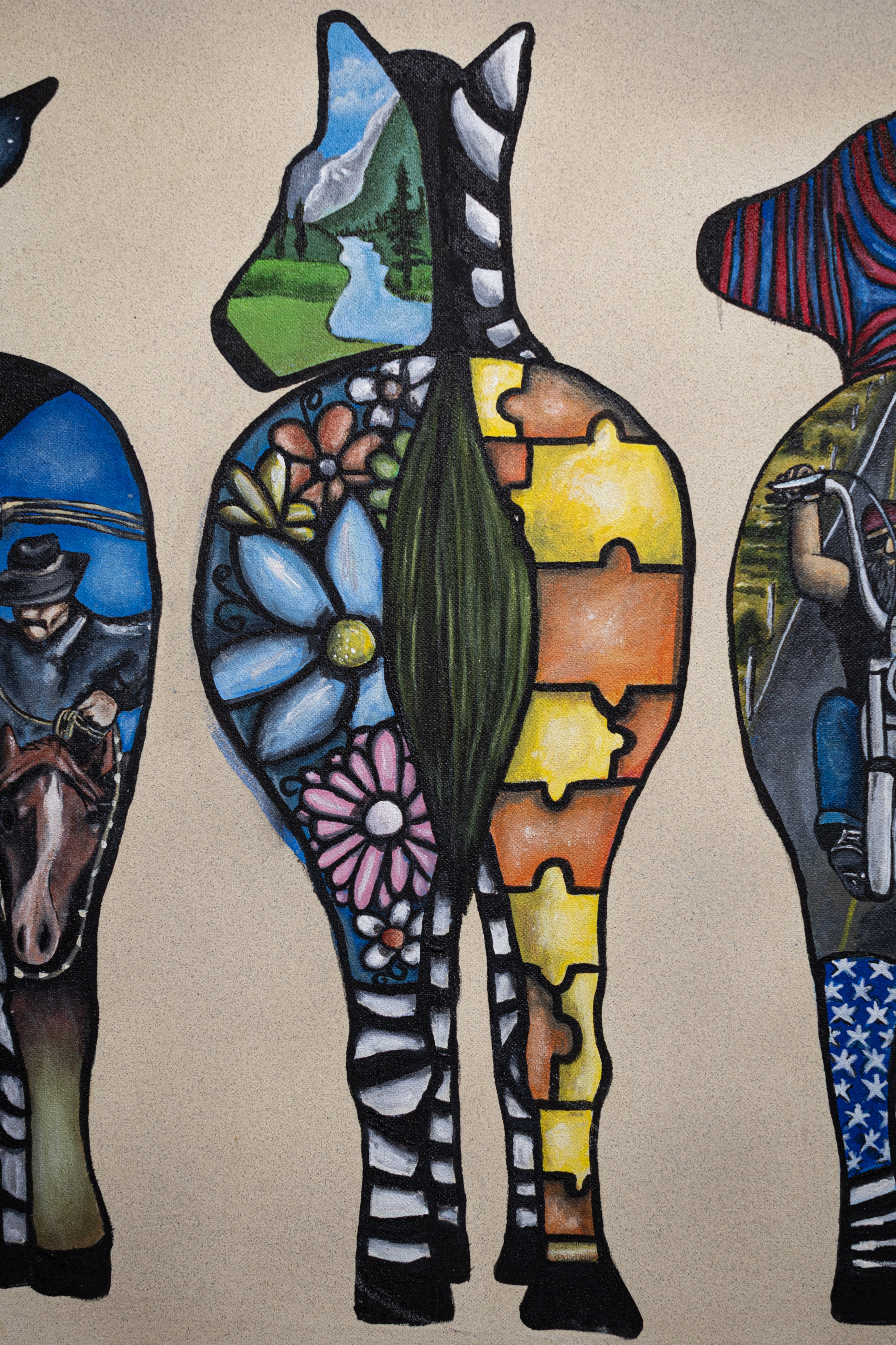 Stripes of Identity | Original 1/1 by ShayArt